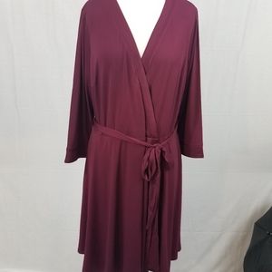 Torrid Burgundy Wrap dress